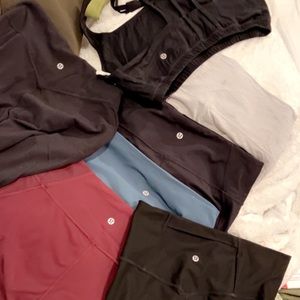 Lululemon (6 pants and 1 bra) bulk shipment